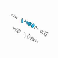 OEM 1999 Infiniti Q45 Repair Kit Seal Inner Diagram - C9GDA-03P8H