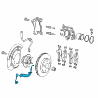 OEM 2018 Jeep Compass Sensor-Anti-Lock Brakes Diagram - 68430134AA