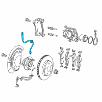 OEM 2018 Jeep Compass Line-Brake Diagram - 68421004AA