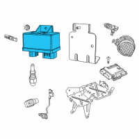 OEM 2018 Jeep Grand Cherokee Module-Glow Plug Diagram - 68282916AA