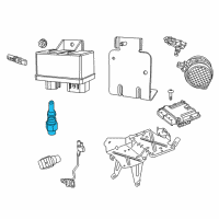 OEM 2014 Jeep Grand Cherokee Glow Plug Diagram - 68460484AB