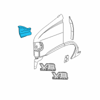 OEM 1997 Dodge B2500 Shield-Splash Diagram - 55274696AD