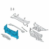 OEM 2020 Hyundai Kona Panel Complete-Dash Diagram - 64300-J9002