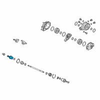 OEM Acura TLX Joint Set, Outboard Diagram - 42330-TZ7-305