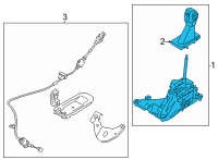OEM 2022 Ford Bronco LEVER - GEAR SHIFT Diagram - MB3Z-7210-AA