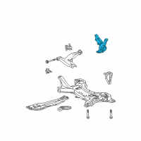 OEM 2009 Toyota Corolla Knuckle Diagram - 43212-02220