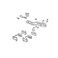 OEM 1995 Chevrolet Camaro Bolt/Screw-Headlamp Adjust Diagram - 16516577