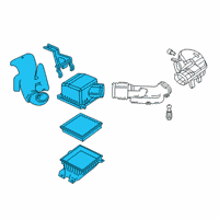 OEM 2012 Dodge Journey Air Clean Diagram - 68224901AC