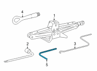 OEM Lexus LC500 WRENCH, ROOF PANEL Diagram - 09168-11010