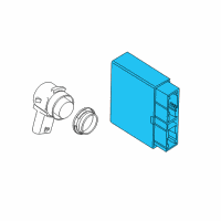OEM 2015 BMW X3 CONTROL MODULE FOR PARK ASSI Diagram - 66-33-5-A02-F94