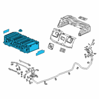 OEM 2014 Honda Accord Pack Assy., Battery Diagram - 1D100-5K1-C00