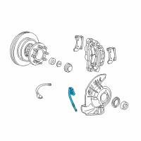 OEM 2001 Ford F-250 Super Duty Brake Hose Diagram - F81Z-2078-GB