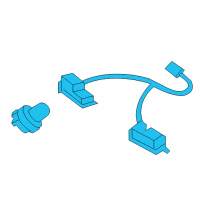 OEM Kia Soul Lamp Assembly-License Plate Diagram - 925012K000