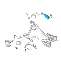 OEM 2017 Nissan 370Z Door Lock Actuator Motor Diagram - 78850-4GA0A