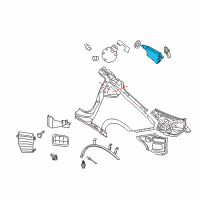 OEM 2020 Infiniti Q50 Actuator Assy-Fuel Lid Opener Diagram - 78850-4GA0A