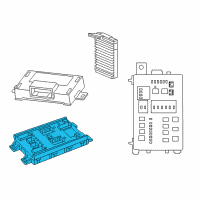 OEM 2017 Chrysler 300 Module-Body Controller Diagram - 68354145AD