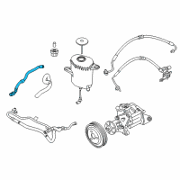 OEM 2012 BMW 535i GT Radiator Return Line Diagram - 32-41-6-788-813