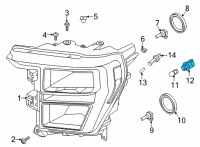 OEM 2021 Ford F-150 SOCKET ASY Diagram - MB3Z-13411-A