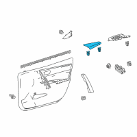 OEM Toyota Corolla Armrest Diagram - 74210-02280-C2