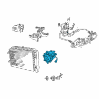 OEM Dodge Ram 1500 Van COMPRES0R-Air Conditioning Diagram - RL036741AF