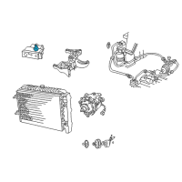 OEM Jeep Wrangler Switch-A/C High Pressure Cut Off Diagram - 4897617AA