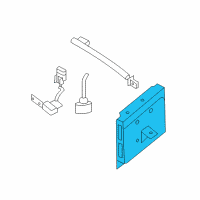 OEM Nissan Pathfinder Controller Assembly - Camera Diagram - 284A1-3KA0B