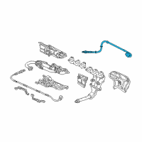 OEM 2003 Acura NSX Sensor, Front Oxygen Primary Diagram - 36531-PBY-003