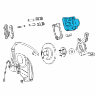 OEM 2005 Chrysler PT Cruiser CALIPER-Disc Brake Diagram - 5017833AA