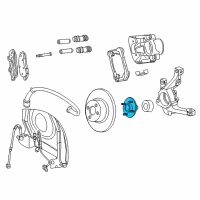 OEM Dodge Neon Wheel Hub Diagram - 4670292AF