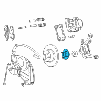 OEM 2007 Chrysler PT Cruiser Wheel Hub Diagram - 4670292AF