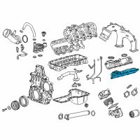 OEM 2021 Chevrolet Silverado 2500 HD Manifold Diagram - 12643888