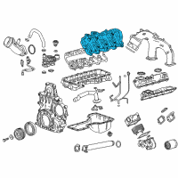 OEM 2017 Chevrolet Silverado 3500 HD Valve Cover Diagram - 12677067