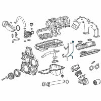 OEM 2019 Chevrolet Silverado 2500 HD Dipstick Diagram - 12642421