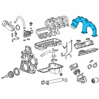 OEM 2018 Chevrolet Silverado 3500 HD Manifold Diagram - 12686016