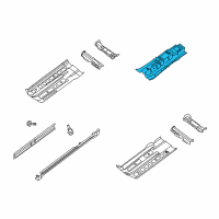 OEM 2009 Nissan Altima Floor Front, Center Diagram - 74310-ZX50A