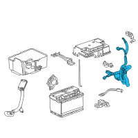 OEM Acura MDX Cable Assembly, Starter Diagram - 32410-TZ5-A01