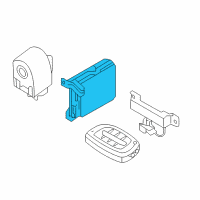 OEM 2017 Hyundai Sonata Module Assembly-Smart Key Diagram - 95480-E6510