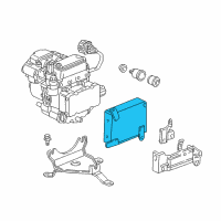 OEM Acura TL Vsa Unit Diagram - 39780-S0K-A01