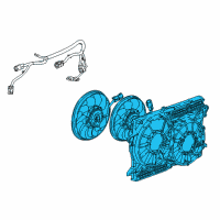 OEM 2019 Buick Regal Sportback Fan Module Diagram - 84000788