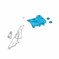 OEM Lexus CT200h GARNISH Assembly, Roof Side Diagram - 62470-76041-A0