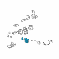 OEM Saturn Evaporator Asm, A/C Diagram - 89024990