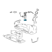 OEM 2005 Chevrolet Colorado Fuel Sender Unit Seal Diagram - 15169841