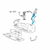 OEM 2004 Chevrolet Colorado Filler Pipe Diagram - 25797163