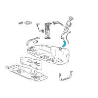 OEM 2009 GMC Canyon Hose-Fuel Tank Filler Diagram - 25821157