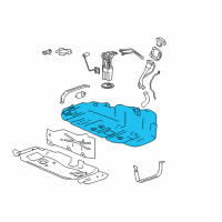 OEM 2009 GMC Canyon Tank Asm-Fuel Diagram - 25994311