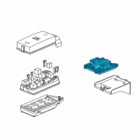 OEM Saturn Transmission Controller Diagram - 24222126