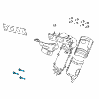 OEM Jeep Compass Bolt-HEXAGON FLANGE Head Diagram - 6104197AA