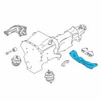 OEM Infiniti Q50 Member Assy-Engine Mounting, Rear Diagram - 11310-4GE5A