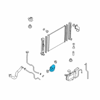 OEM 2014 Infiniti QX70 Hose-Radiator, Upper Diagram - 21501-1CA0A