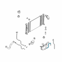 OEM 2010 Infiniti FX50 Hose-Reserve Tank Diagram - 21741-1CA0A